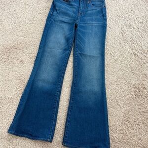 J.crew Women's High Rise Blue Flared Stretch Jeans Size 26